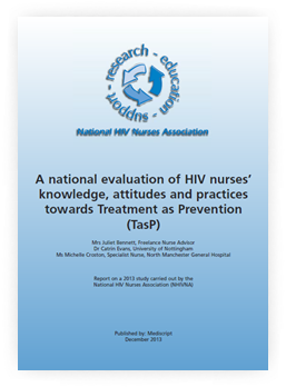 A national evaluation of HIV nurses' knowledge, attitudes and practices towards Treatment as Prevention (TasP)