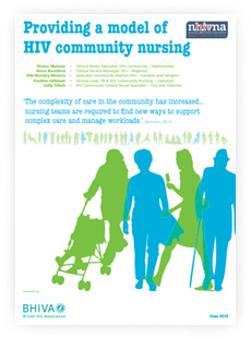 Providing a model of HIV community nursing